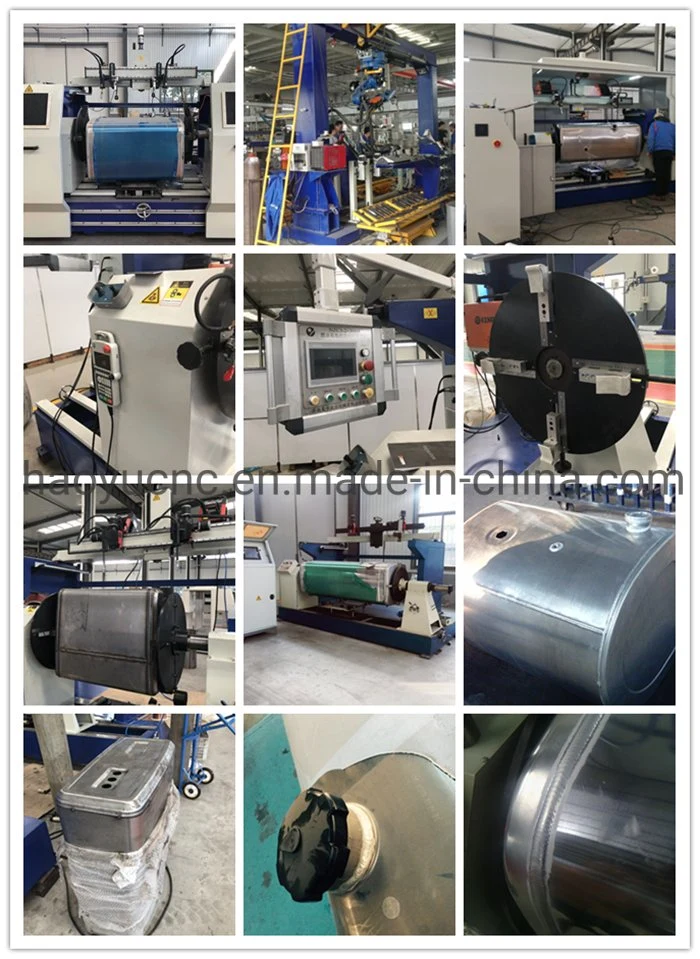 China Factory Customized Lathe Type Automatic CNC Gas Solar Water Heater Fuel Tank Bottom Circular Seam Welding Machine for Shells
