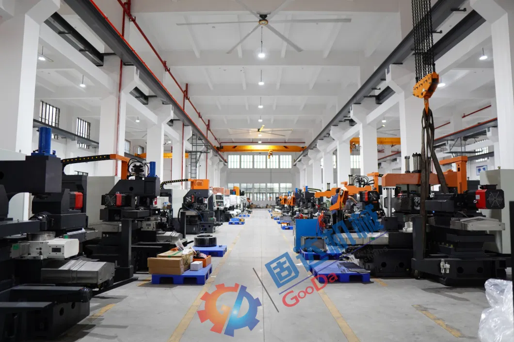 Gantry Type 5 Axes Machining Center Five Faces Metal Processing Double Ballscrew Drive High Precision High Rigidity and More Productivity CNC Milling Drilling